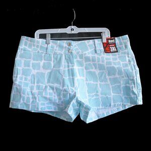 NEW Mint Green and White Plus Size 3XL Shorts by Navi Jeans